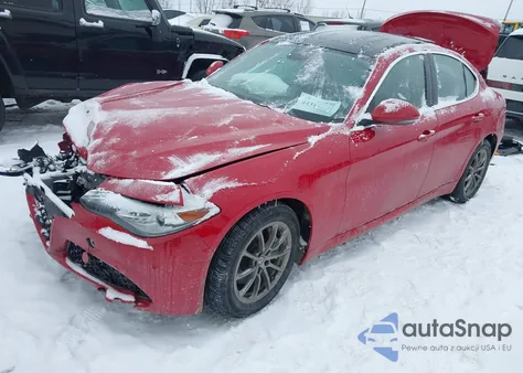 2020 Alfa Romeo Giulia Awd from USA, damaged, VIN ZARFANAN1L7636166